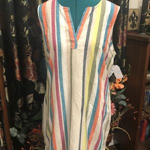 NWT Linen Smock Dress w/Pockets